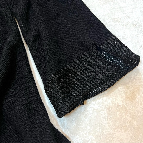 NWOT Libretto NYC Hand Loomed Black Knit Sweater - Picture 7 of 12